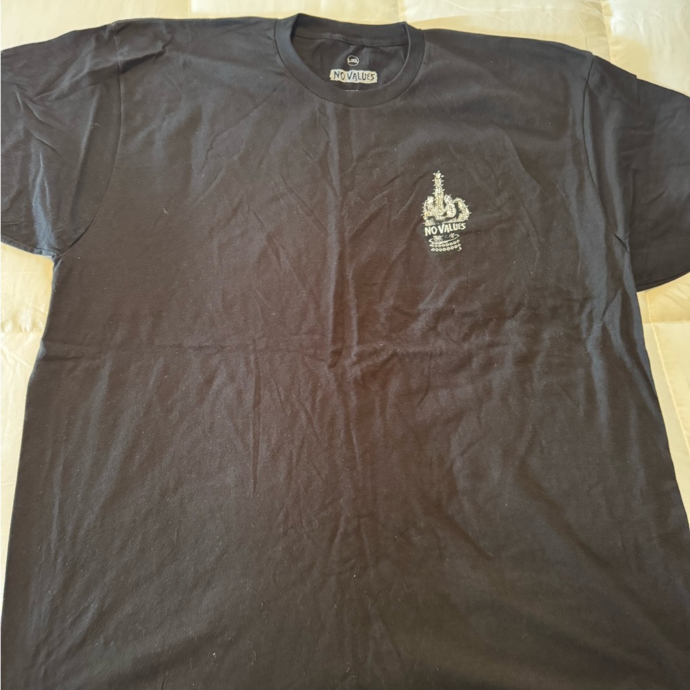 No Values Punk Rock festival T shirt.